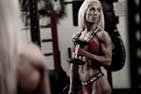 fitness photoshoot with Kat british champion