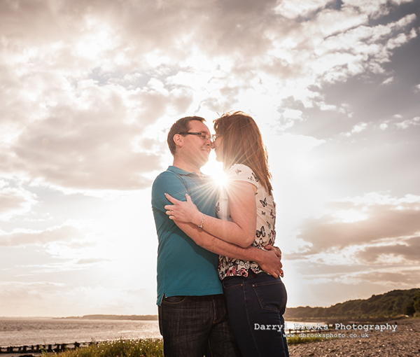 engaged couple shoot at the beach  Hessle